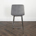 Native Home Lifestyle Squared Grey Kitchen Bar Stools (Set Of 2)